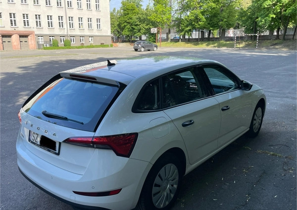 Skoda Scala cena 56000 przebieg: 77600, rok produkcji 2019 z Zabrze małe 67
